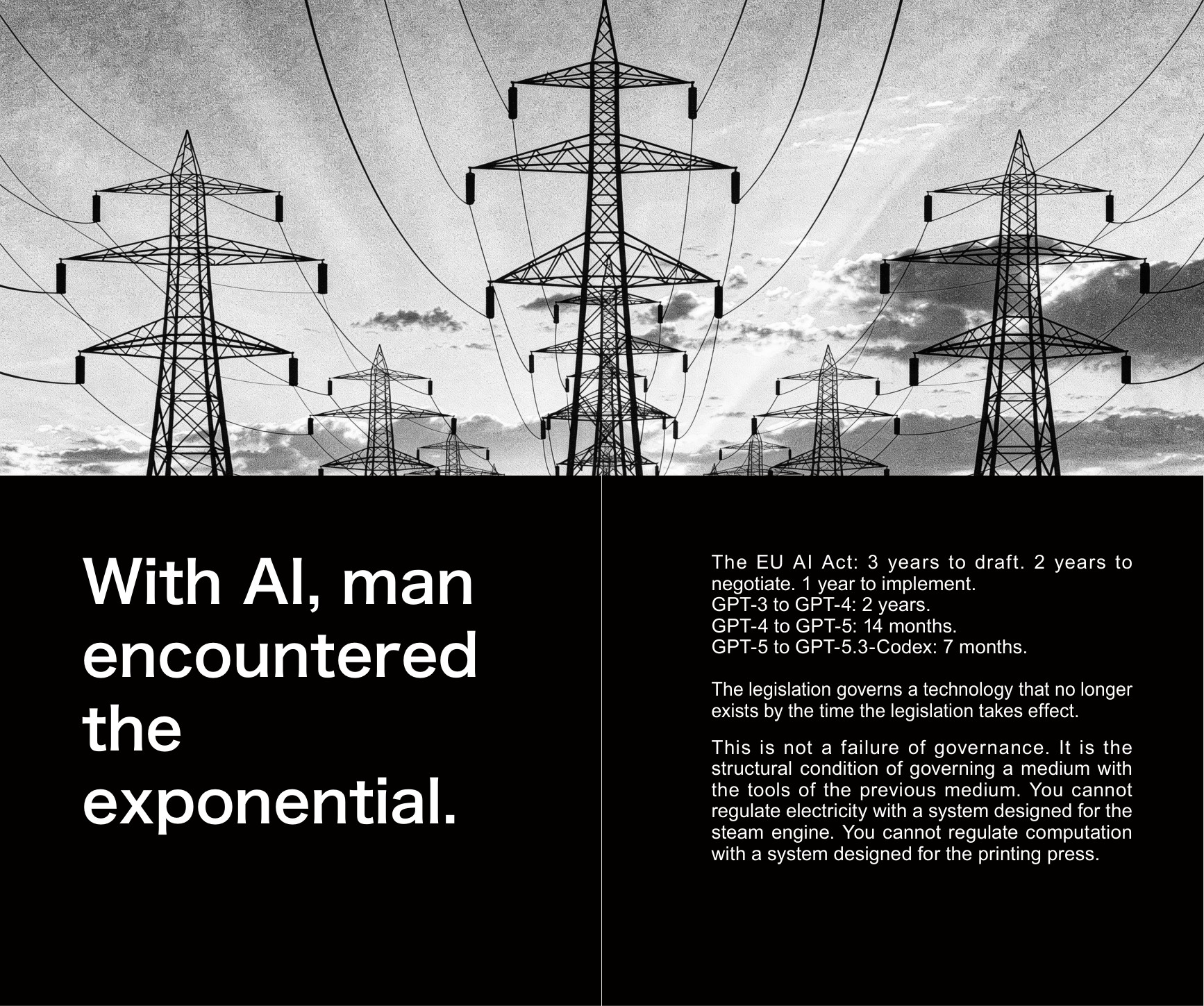 Spread 52 — With AI, man encountered the exponential